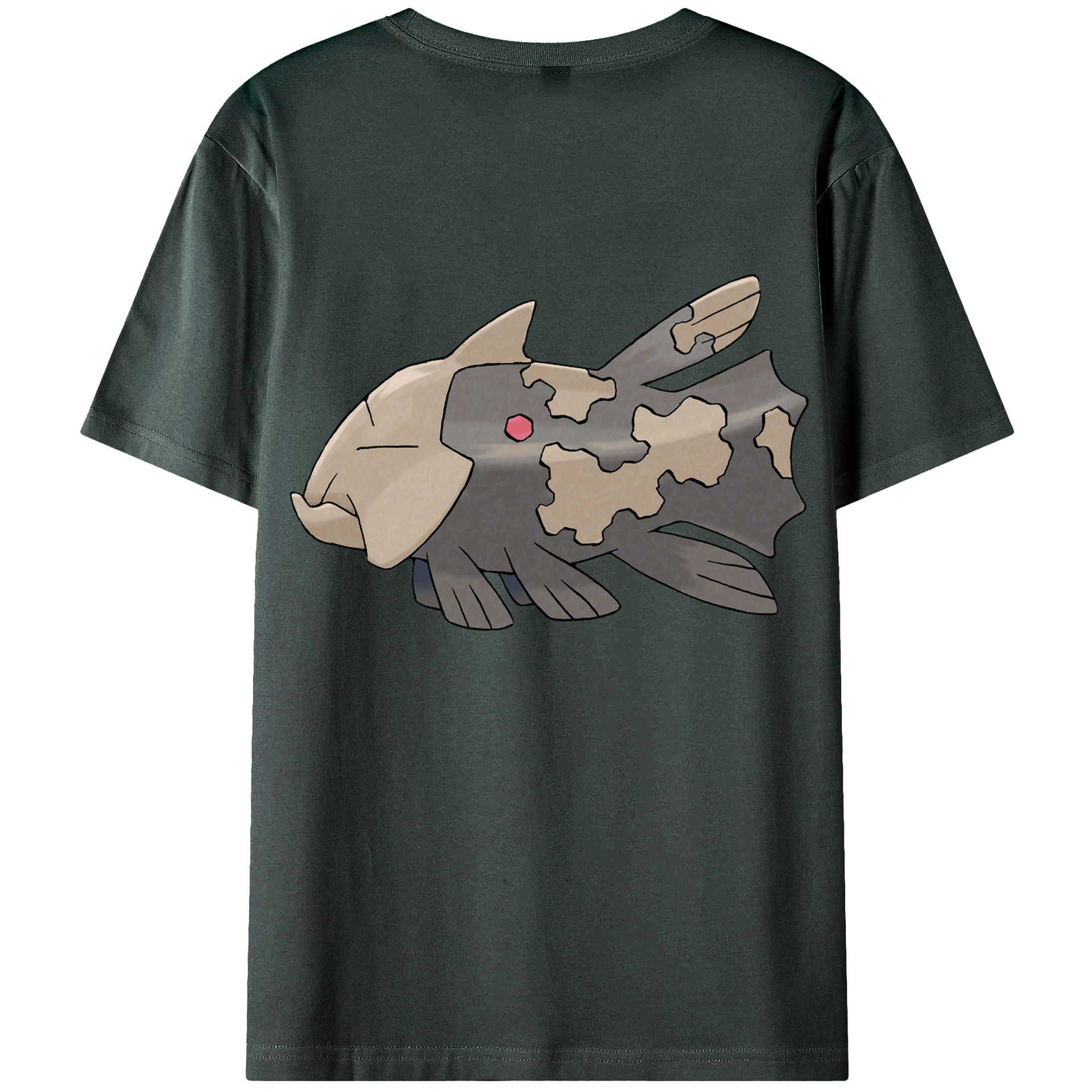 （画像用） ポケットモンスター Pokémon 綿100％ メンズ半袖Tシャツ（バックプリント） 通気性